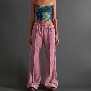 Urban Outfitters BDG - Josie Corduroy Flare Pants in Pink